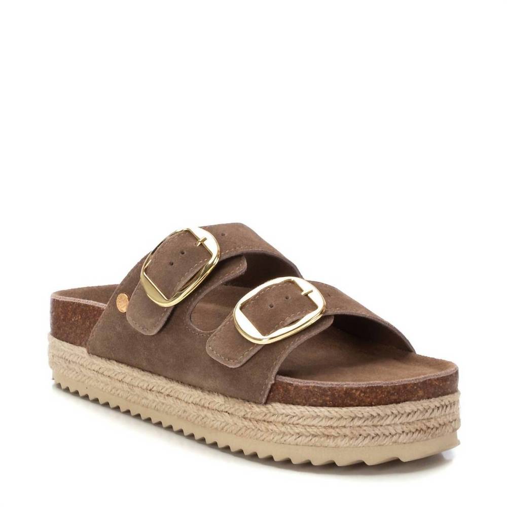 NEW XTI women's sandals in taupe